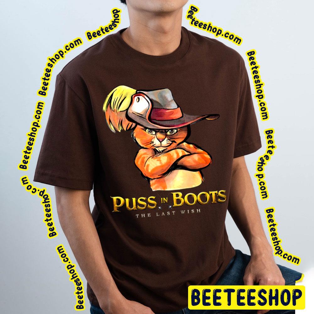 Puss In Boots The Last Wish Cute Art Logo For Fans Trending Unisex T-Shirt Puss In Boots The Last Wish Cute Art Logo For Fans Trending Unisex T-Shirt
