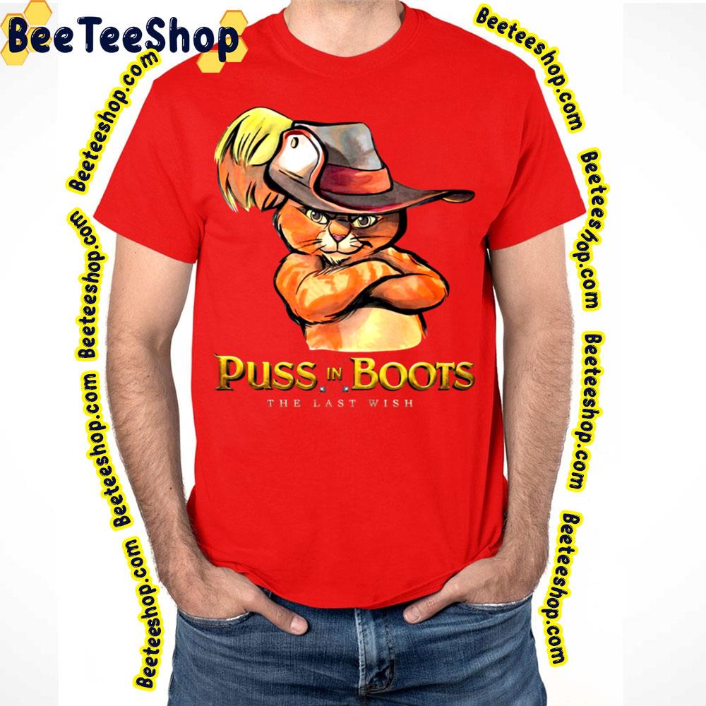 Puss In Boots The Last Wish Cute Art Logo For Fans Trending Unisex T-Shirt Puss In Boots The Last Wish Cute Art Logo For Fans Trending Unisex T-Shirt