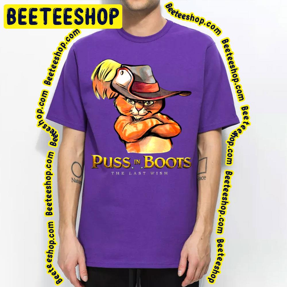 Puss In Boots The Last Wish Cute Art Logo For Fans Trending Unisex T-Shirt Puss In Boots The Last Wish Cute Art Logo For Fans Trending Unisex T-Shirt