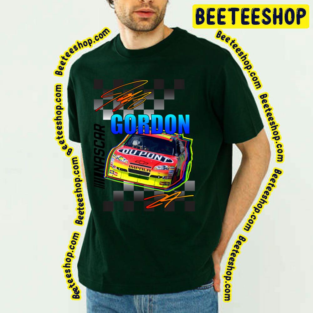 Racing Car Of Jeff Gordon Racing Vintage Art Retro Trending Unisex T-Shirt Racing Car Of Jeff Gordon Racing Vintage Art Retro Trending Unisex T-Shirt