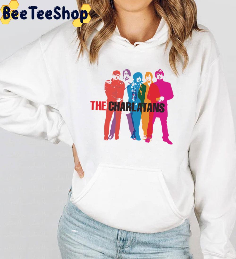 Rainbow Color The Charlantans Music Members Trending Unisex Sweatshirt Rainbow Color The Charlantans Music Members Trending Unisex Sweatshirt