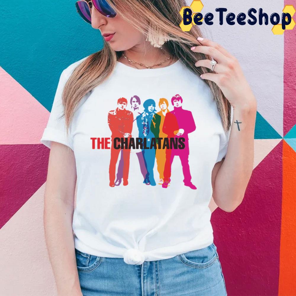 Rainbow Color The Charlantans Music Members Trending Unisex Sweatshirt Rainbow Color The Charlantans Music Members Trending Unisex Sweatshirt