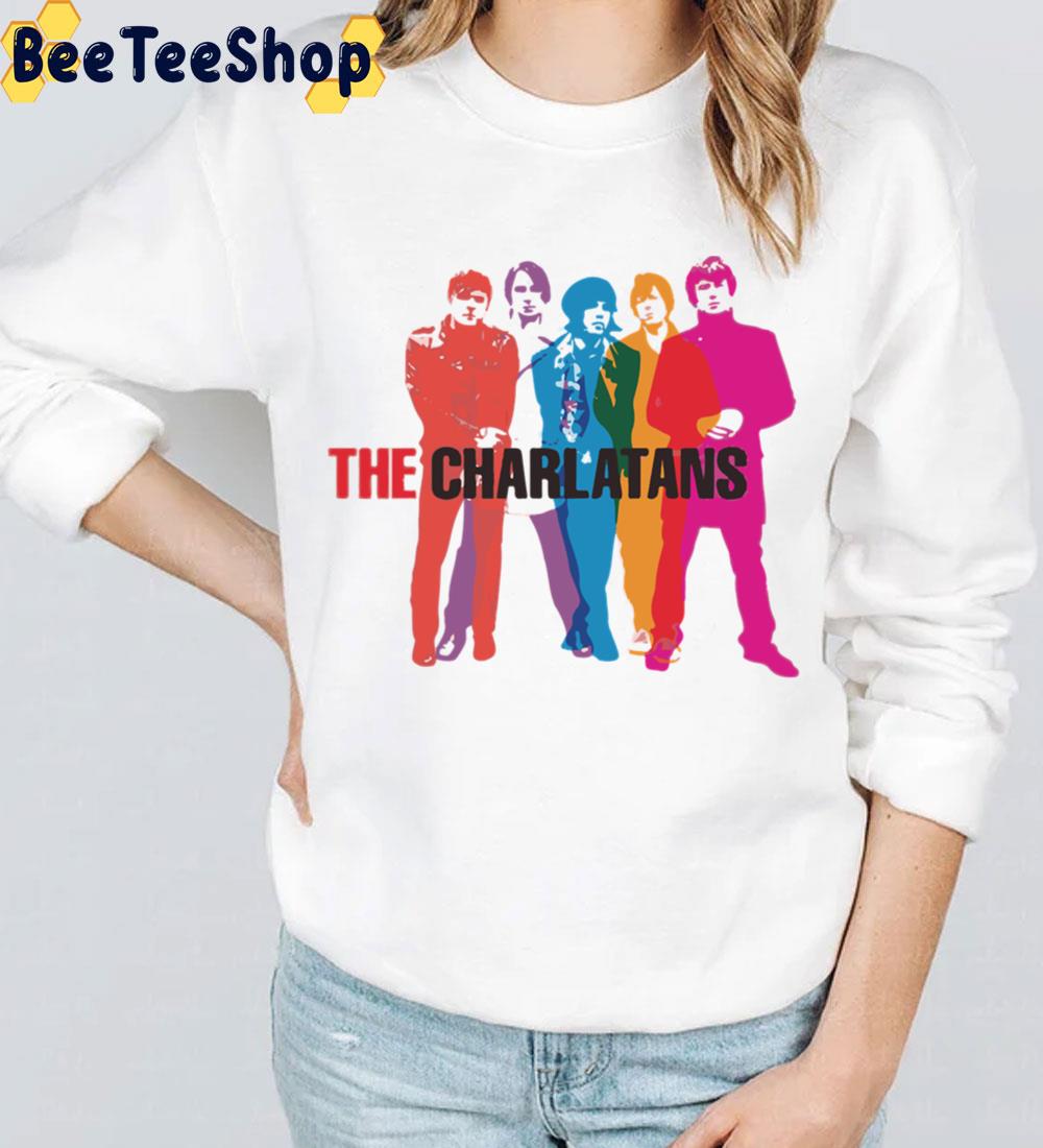 Rainbow Color The Charlantans Music Members Trending Unisex Sweatshirt Rainbow Color The Charlantans Music Members Trending Unisex Sweatshirt