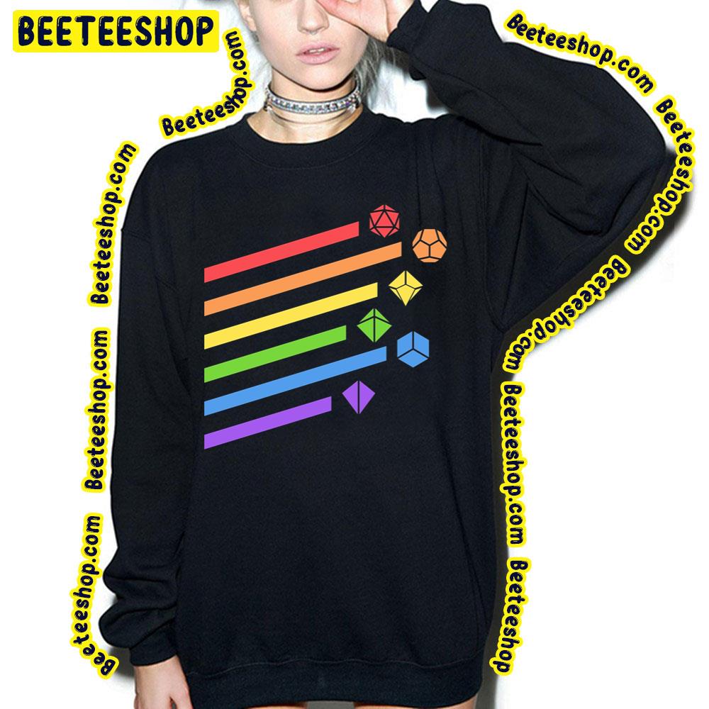 Rainbow Dice Set Tabletop Rpg Gaming Graphic Trending Unisex Sweatshirt Rainbow Dice Set Tabletop Rpg Gaming Graphic Trending Unisex Sweatshirt