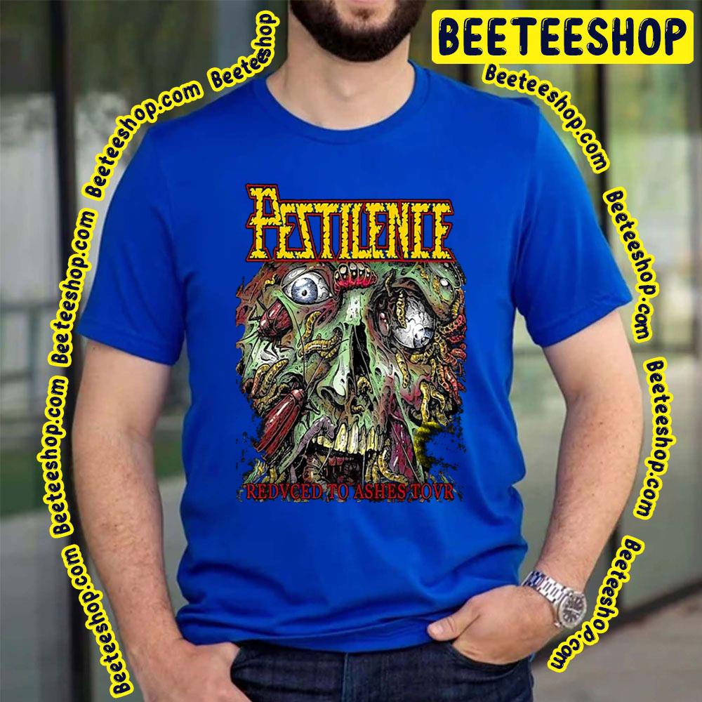 Reduced To Ashes Tovr Pestilence Graphic Art Trending Unisex T-Shirt Reduced To Ashes Tovr Pestilence Graphic Art Trending Unisex T-Shirt