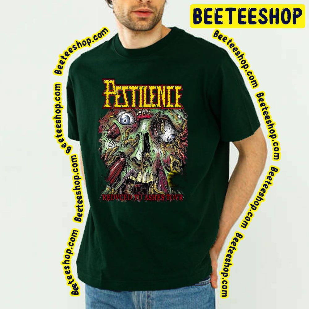 Reduced To Ashes Tovr Pestilence Graphic Art Trending Unisex T-Shirt Reduced To Ashes Tovr Pestilence Graphic Art Trending Unisex T-Shirt