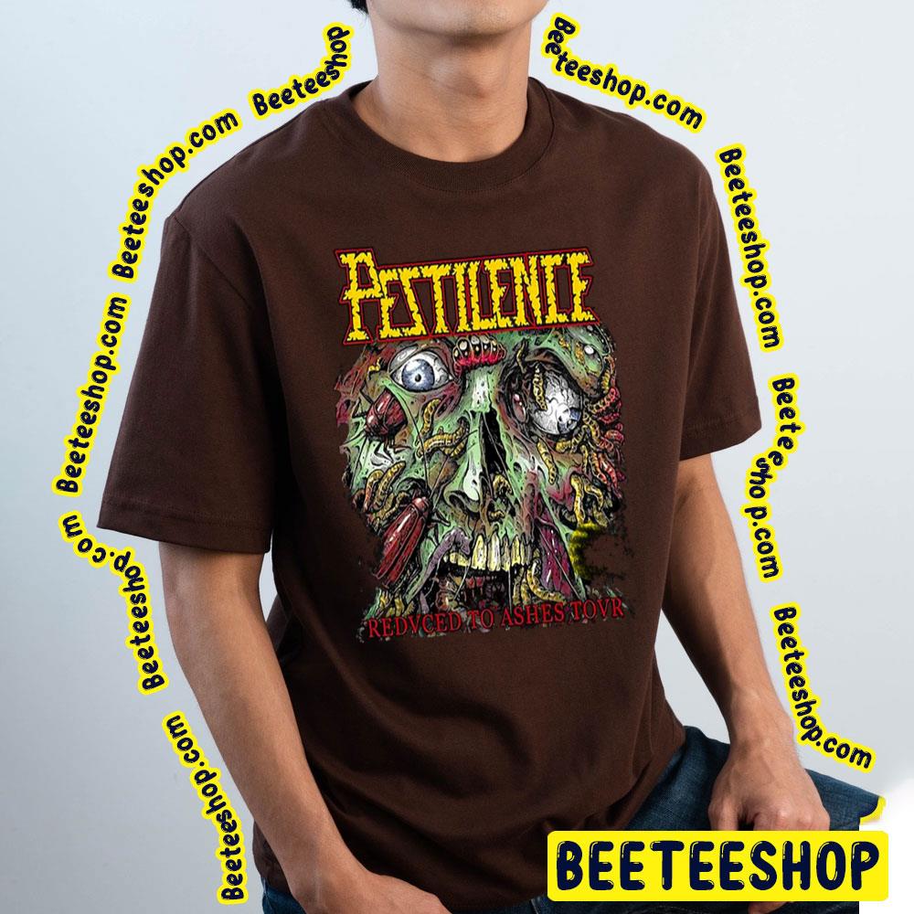 Reduced To Ashes Tovr Pestilence Graphic Art Trending Unisex T-Shirt Reduced To Ashes Tovr Pestilence Graphic Art Trending Unisex T-Shirt