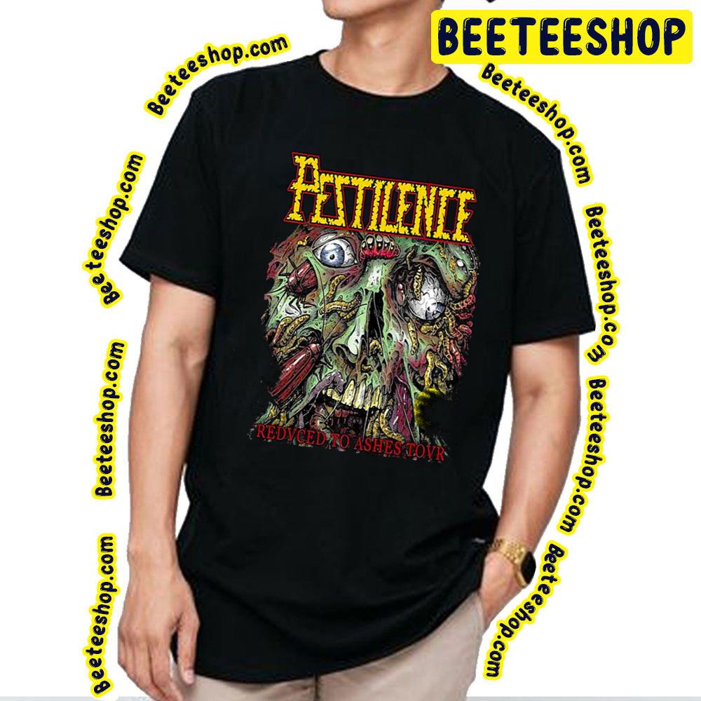 Reduced To Ashes Tovr Pestilence Graphic Art Trending Unisex T-Shirt Reduced To Ashes Tovr Pestilence Graphic Art Trending Unisex T-Shirt