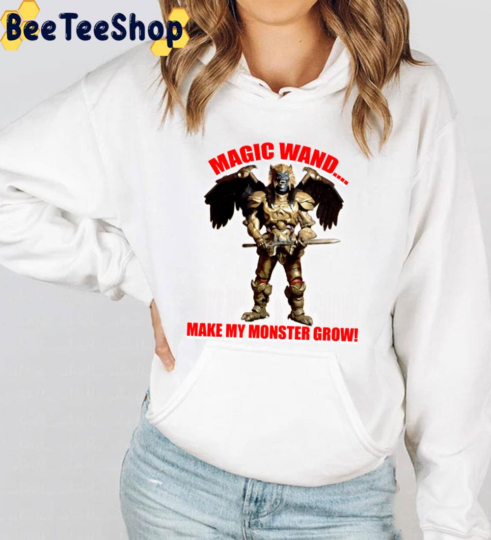Retro Goldar Magic Wand Make My Monster Grow Villainous Tribute Trending Unisex Sweatshirt Retro Goldar Magic Wand Make My Monster Grow Villainous Tribute Trending Unisex Sweatshirt