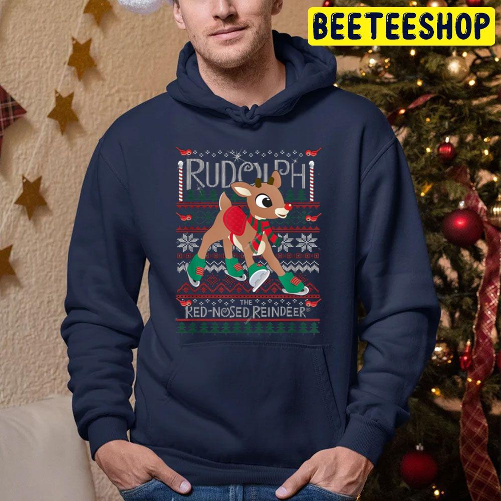 Rudolph The Red Nosed Reindeer Christmas Trending Unisex Hoodie Rudolph The Red Nosed Reindeer Christmas Trending Unisex Hoodie