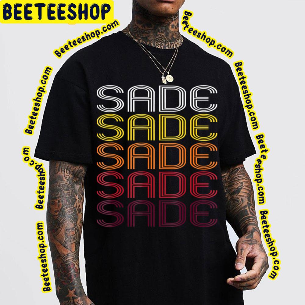 Sade Retro Wordmark Trending Unisex Sweatshirt Sade Retro Wordmark Trending Unisex Sweatshirt