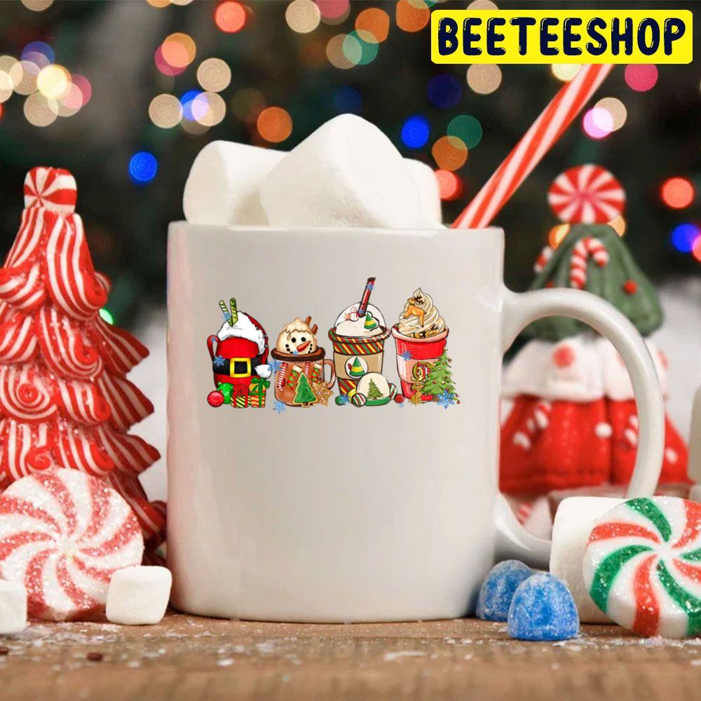 Santa Snow Man Christmas Coffee Trending Unisex Hoodie Santa Snow Man Christmas Coffee Trending Unisex Hoodie