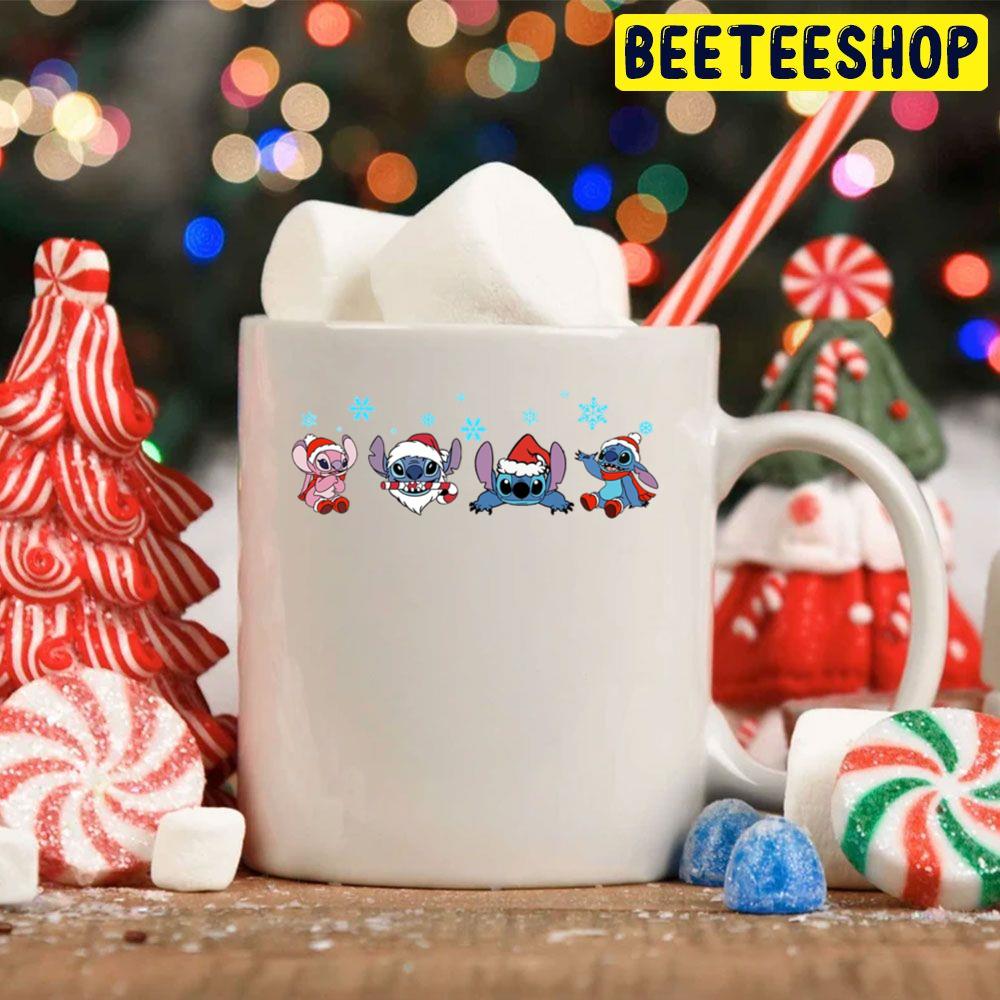 Santa Stitch Disney Christmas Trending Unisex Hoodie Santa Stitch Disney Christmas Trending Unisex Hoodie