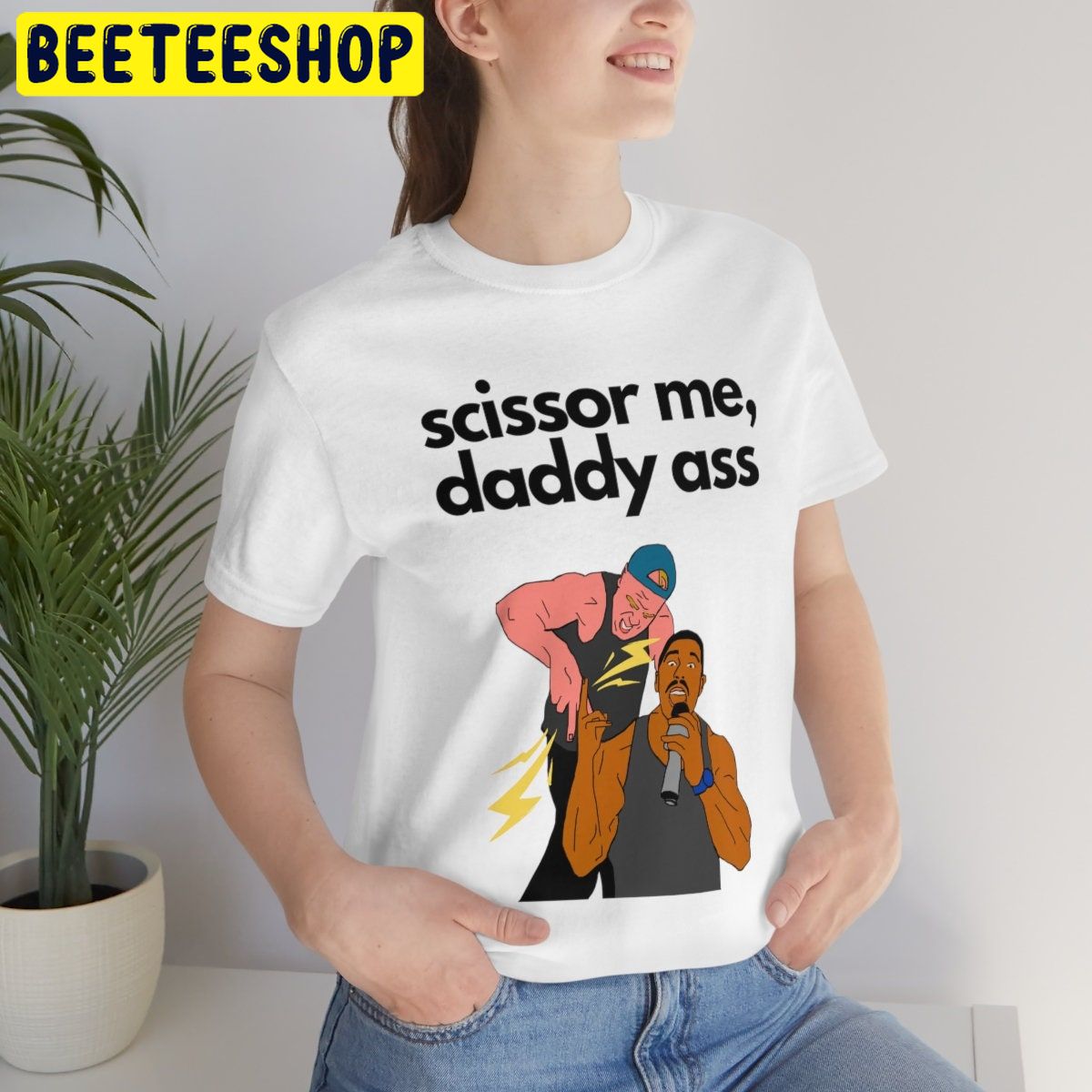 Scissor Me, Daddy Ass Graphic Trending Unisex Shirt Scissor Me, Daddy Ass Graphic Trending Unisex Shirt