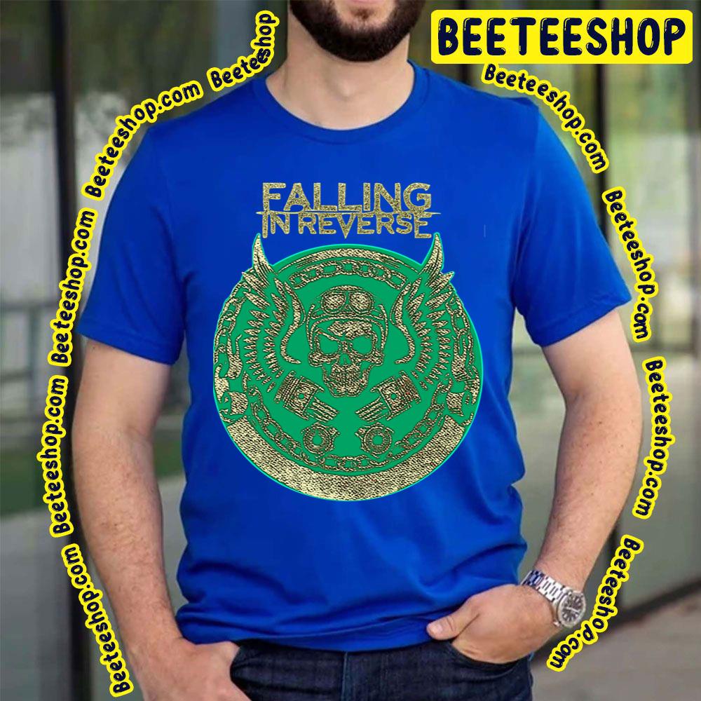 Skull Art Falling In Revrese Music For Fans With Love Trending Unisex T-Shirt Skull Art Falling In Revrese Music For Fans With Love Trending Unisex T-Shirt