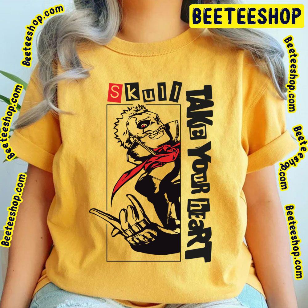 Skull Persona 5 Trending Unisex T-Shirt Skull Persona 5 Trending Unisex T-Shirt
