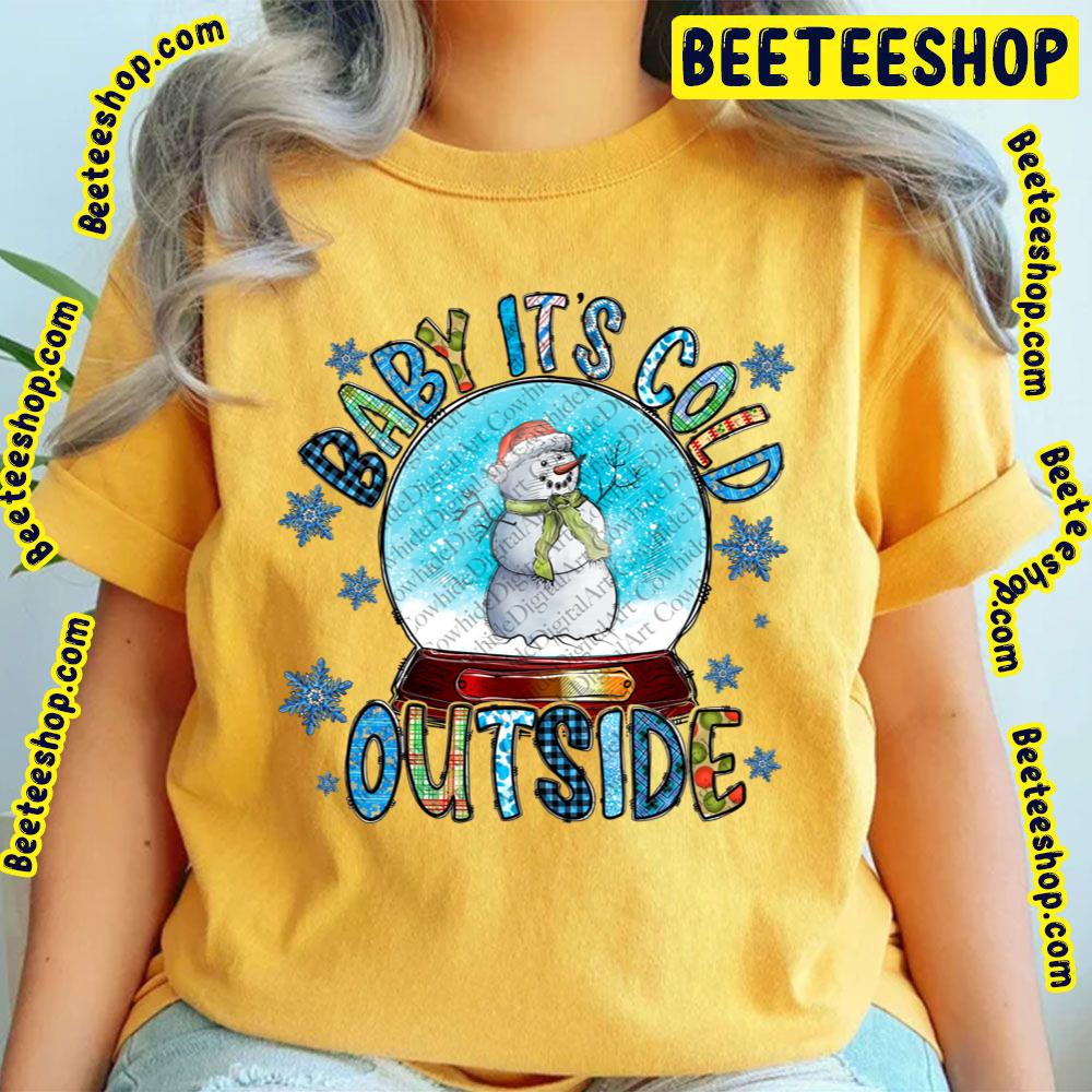 Snow Globe Baby It's Cold Outside Merry Christmas Y'all Trending Unisex T-Shirt Snow Globe Baby It's Cold Outside Merry Christmas Y'all Trending Unisex T-Shirt