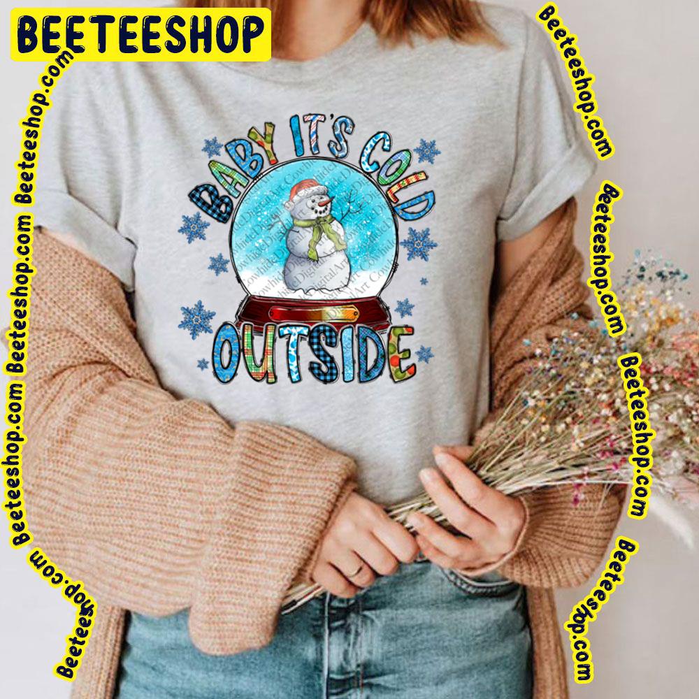 Snow Globe Baby It's Cold Outside Merry Christmas Y'all Trending Unisex T-Shirt Snow Globe Baby It's Cold Outside Merry Christmas Y'all Trending Unisex T-Shirt