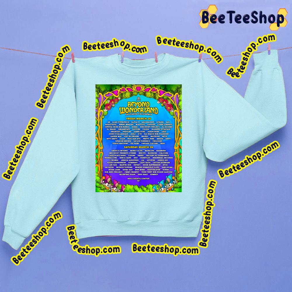 Southern California Beyond Wonderland 2023 Trending Unisex Sweatshirt Southern California Beyond Wonderland 2023 Trending Unisex Sweatshirt