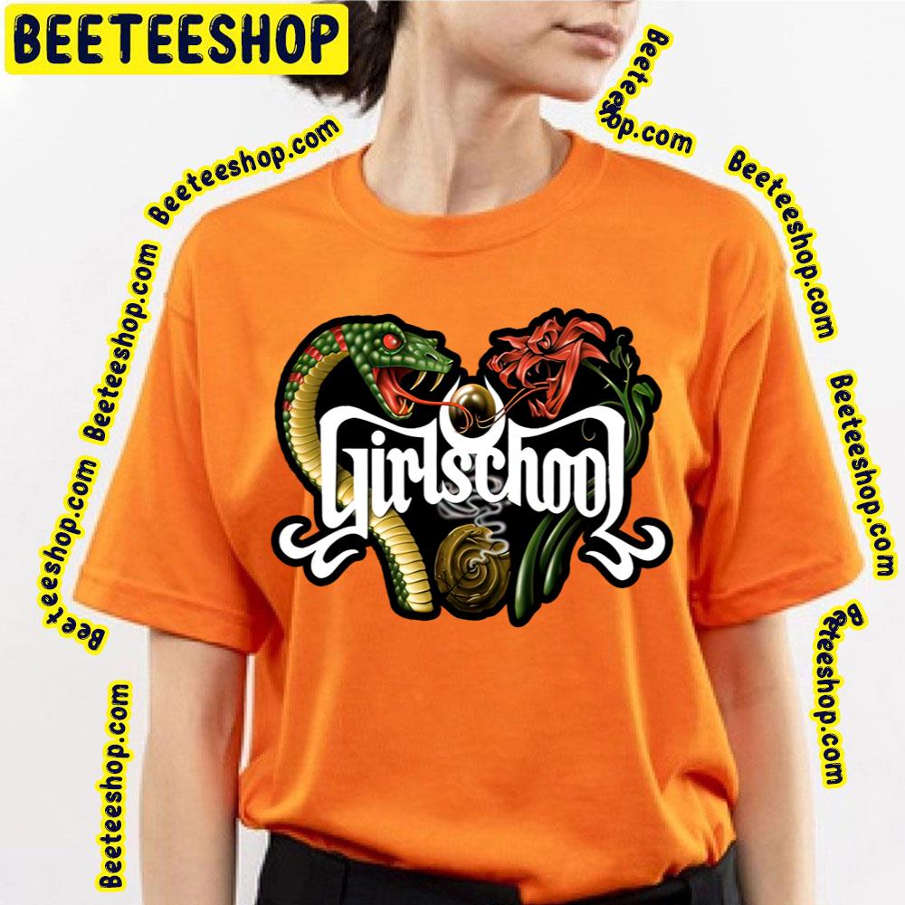 Speeding Down The Motorway Girlschool Snake Trending Unisex T-Shirt Speeding Down The Motorway Girlschool Snake Trending Unisex T-Shirt
