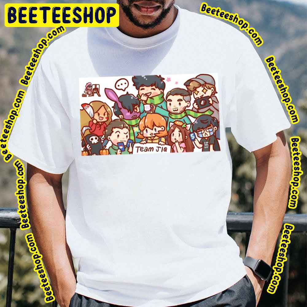 Sykkuno Cartoon Team Jiq Trending Unisex T-Shirt Sykkuno Cartoon Team Jiq Trending Unisex T-Shirt