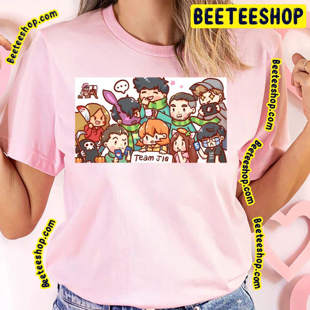 Sykkuno Cartoon Team Jiq Trending Unisex T-Shirt Sykkuno Cartoon Team Jiq Trending Unisex T-Shirt