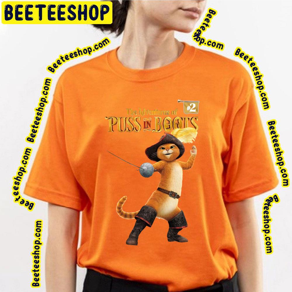 The Adventures Of Puss In Boots Musketeers Cat Cute Art Trending Unisex T-Shirt The Adventures Of Puss In Boots Musketeers Cat Cute Art Trending Unisex T-Shirt