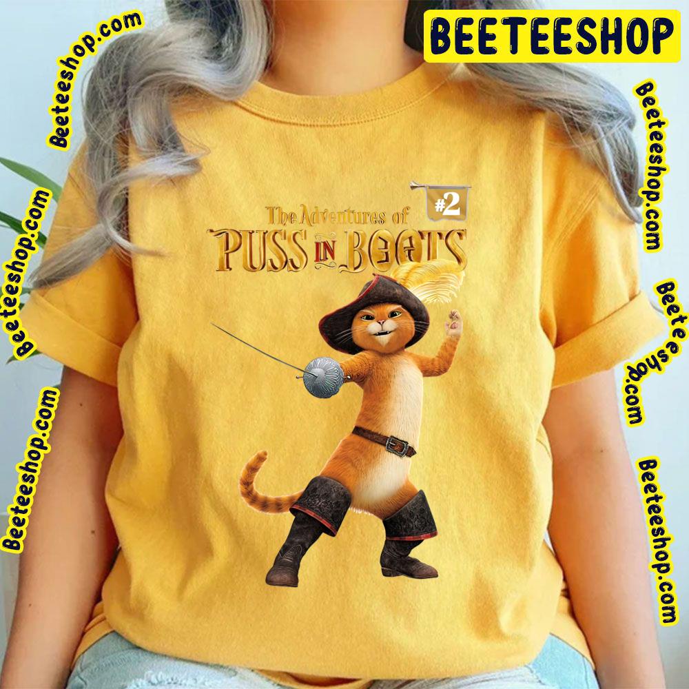 The Adventures Of Puss In Boots Musketeers Cat Cute Art Trending Unisex T-Shirt The Adventures Of Puss In Boots Musketeers Cat Cute Art Trending Unisex T-Shirt
