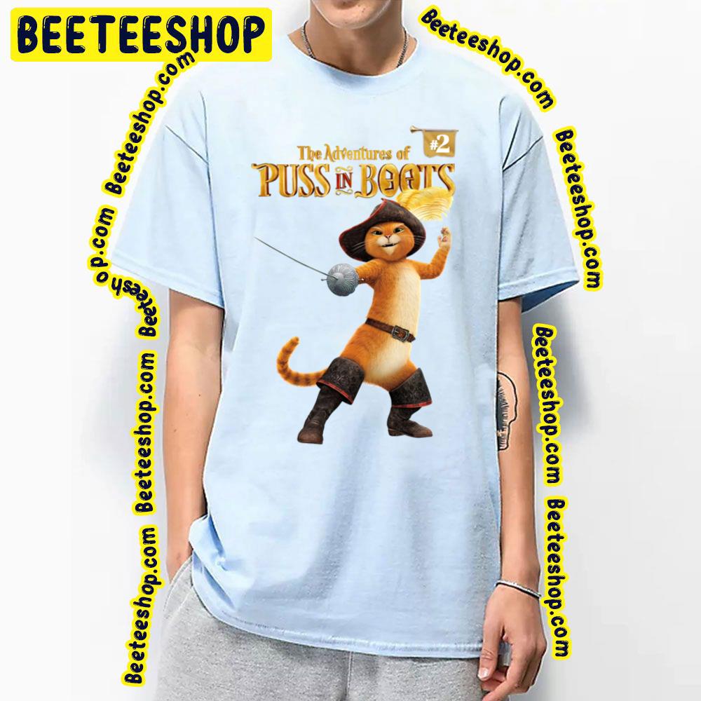 The Adventures Of Puss In Boots Musketeers Cat Cute Art Trending Unisex T-Shirt The Adventures Of Puss In Boots Musketeers Cat Cute Art Trending Unisex T-Shirt