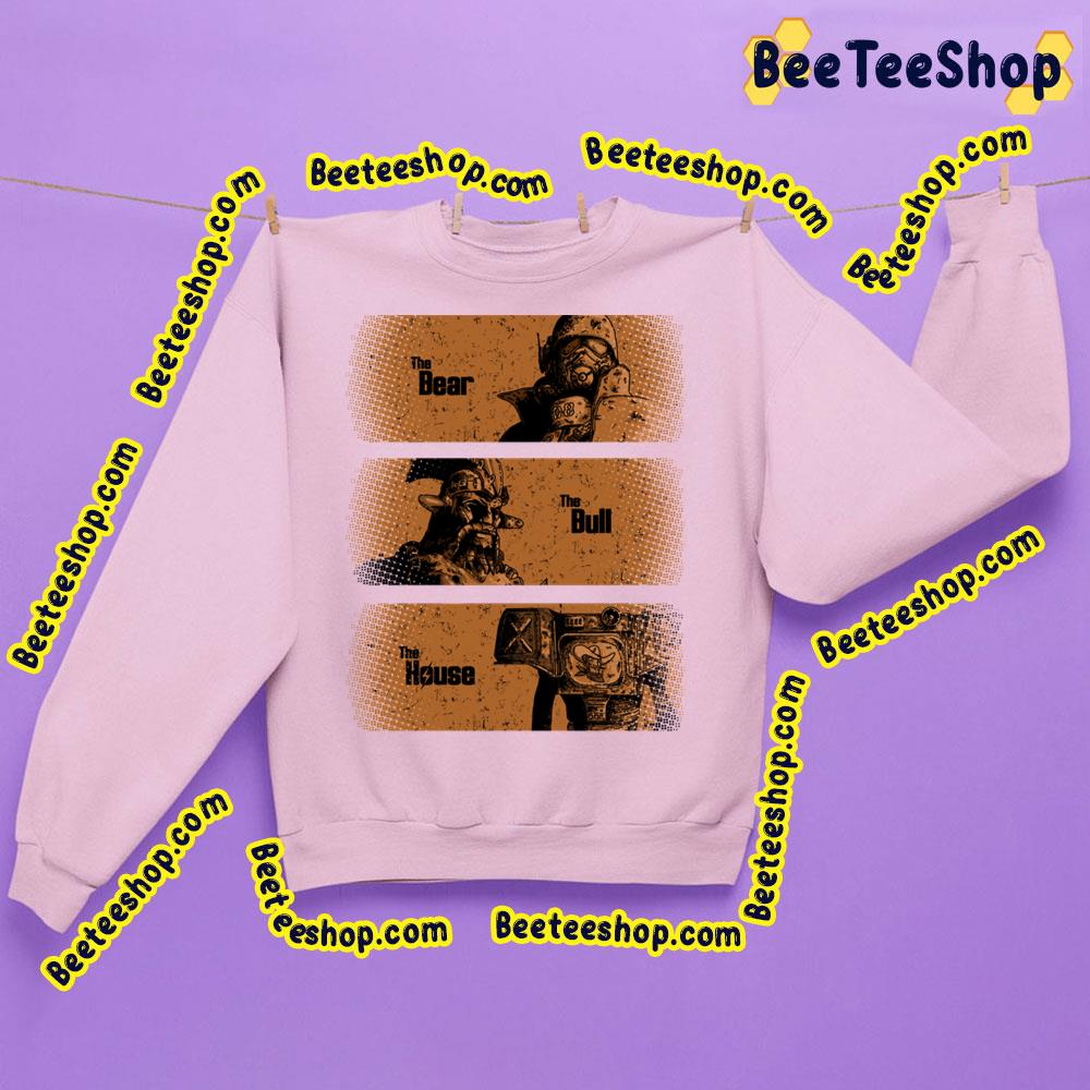 The Bear The Bull The House Trending Unisex Sweatshirt The Bear The Bull The House Trending Unisex Sweatshirt