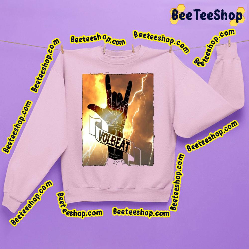 The Bess Volbeat Hand With Thunder Trending Unisex Sweatshirt The Bess Volbeat Hand With Thunder Trending Unisex Sweatshirt