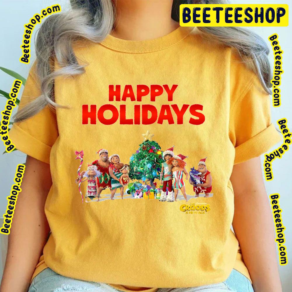 The Croods A New Age Happy Christmas Unisex Shirt The Croods A New Age Happy Christmas Unisex Shirt