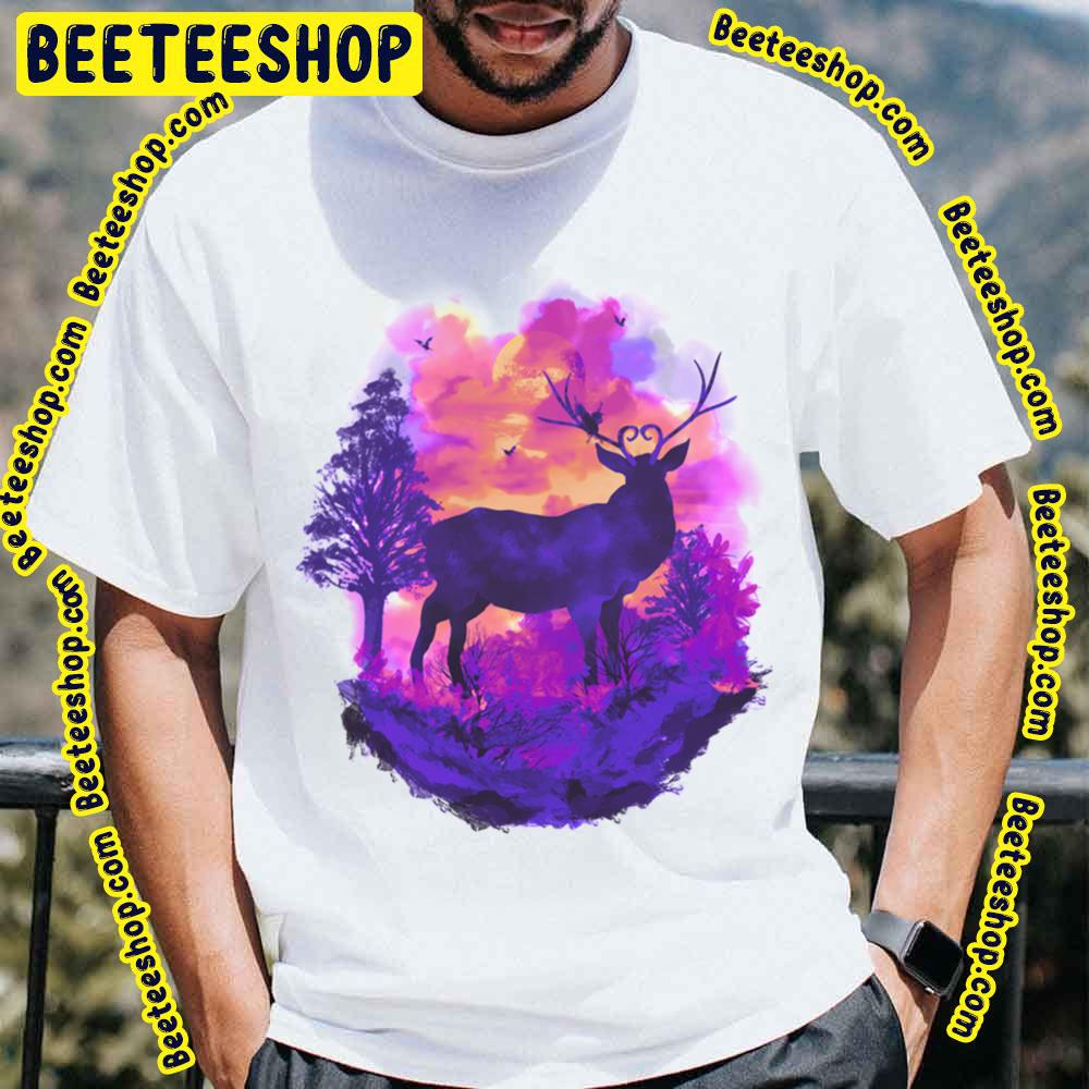 The King Of Deer Stag Vintage Art Retro Trending Unisex T-Shirt The King Of Deer Stag Vintage Art Retro Trending Unisex T-Shirt