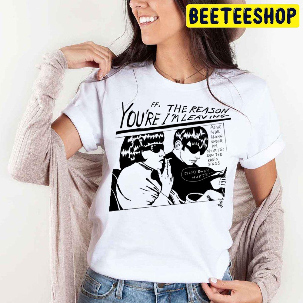 The Reason You're I Am Leaving White And Black Art Vintage Retro Trending Unisex T Shirt The Reason You're I Am Leaving White And Black Art Vintage Retro Trending Unisex T Shirt