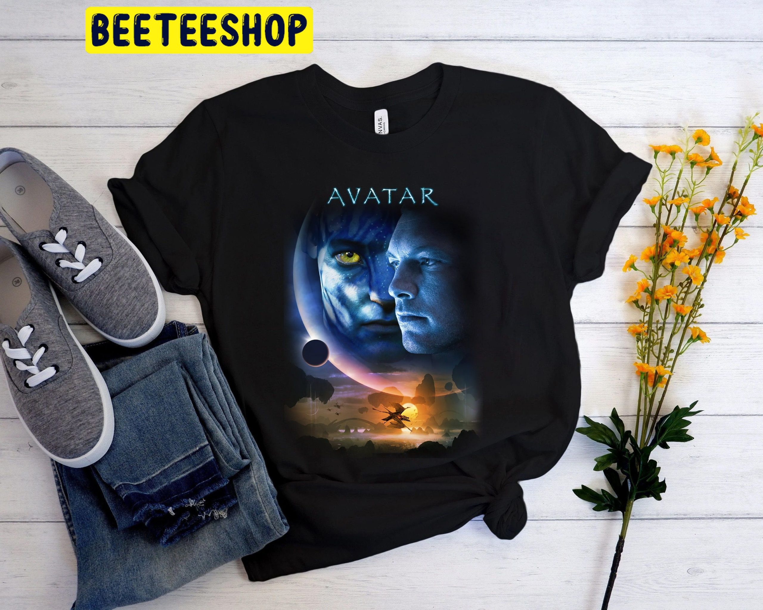 The Way Of Water Avatar Pandora At Night Movie 2022 Trending Unisex Shirt The Way Of Water Avatar Pandora At Night Movie 2022 Trending Unisex Shirt