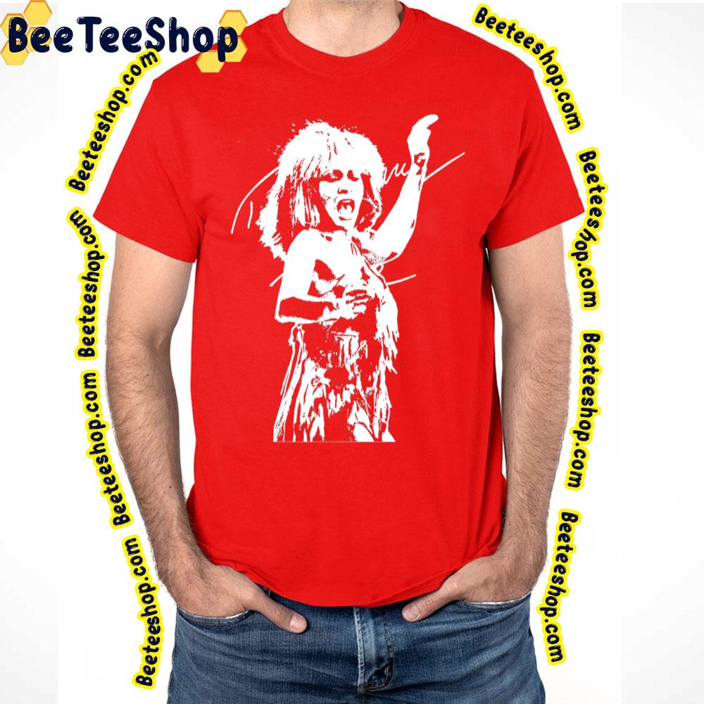 Tinaa Turner White Art Trending Unisex T-Shirt Tinaa Turner White Art Trending Unisex T-Shirt