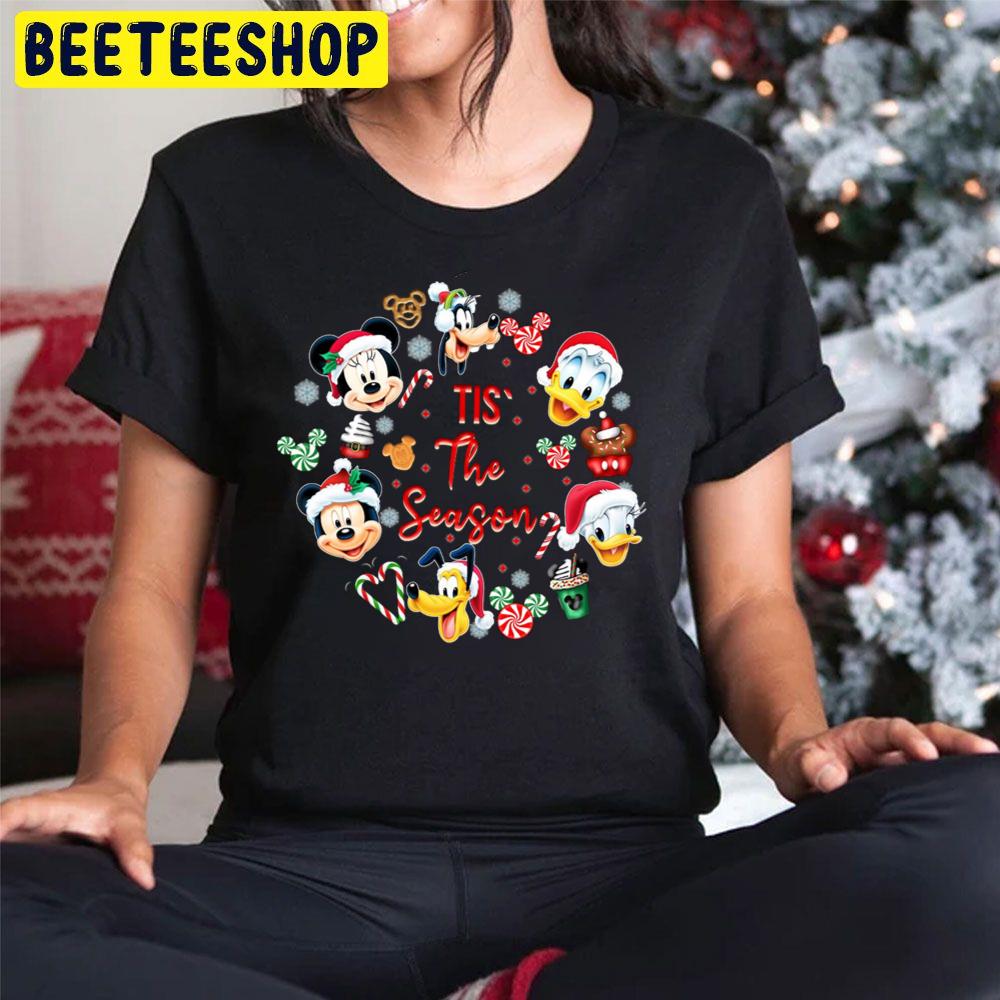 Tis' The Season Mickey And Friends Minnie Mickey Goofy Daisy Donald Pluto Christmas Trending Unisex Hoodie Tis' The Season Mickey And Friends Minnie Mickey Goofy Daisy Donald Pluto Christmas Trending Unisex Hoodie