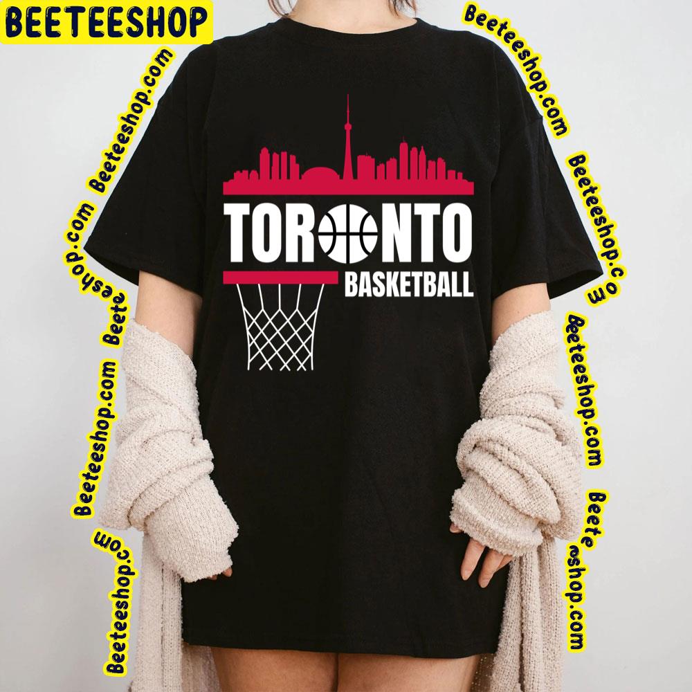 Toronto Basketball Red Black White Toronto Raptors Basketball Skyline Art Trending Unisex Sweatshirt Toronto Basketball Red Black White Toronto Raptors Basketball Skyline Art Trending Unisex Sweatshirt