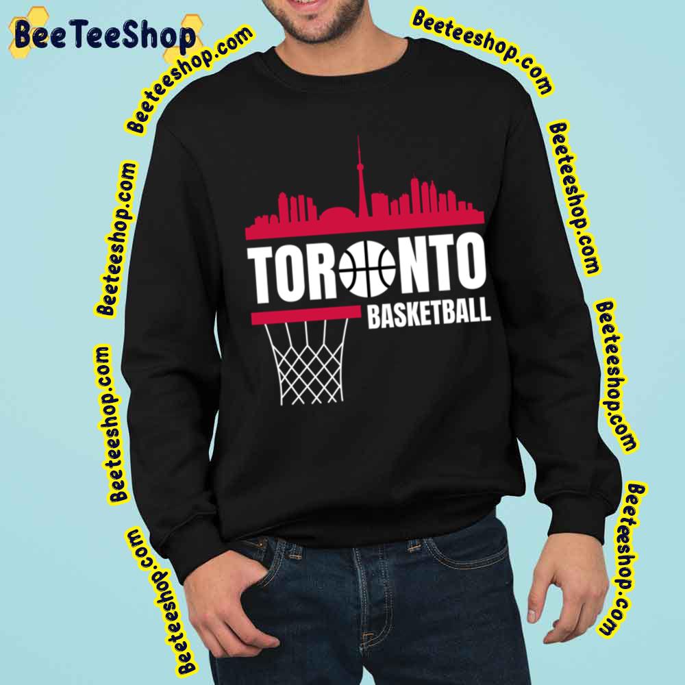 Toronto Basketball Red Black White Toronto Raptors Basketball Skyline Art Trending Unisex Sweatshirt Toronto Basketball Red Black White Toronto Raptors Basketball Skyline Art Trending Unisex Sweatshirt