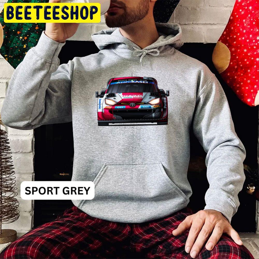 Toyota Gr Yaris Rally Car Vintage Art Trending Unisex Hoodie Toyota Gr Yaris Rally Car Vintage Art Trending Unisex Hoodie