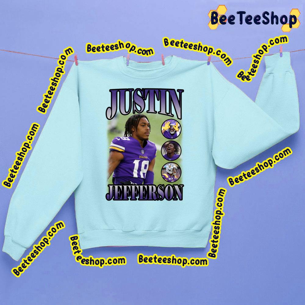 Vintage Bootleg Cool Justin Jefferson Football Trending Unisex Sweatshirt Vintage Bootleg Cool Justin Jefferson Football Trending Unisex Sweatshirt