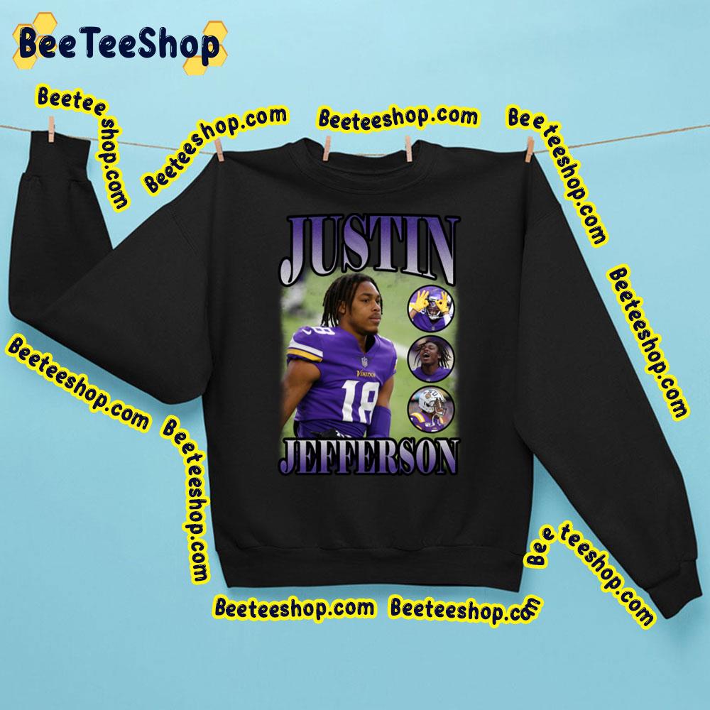 Vintage Bootleg Cool Justin Jefferson Football Trending Unisex Sweatshirt Vintage Bootleg Cool Justin Jefferson Football Trending Unisex Sweatshirt