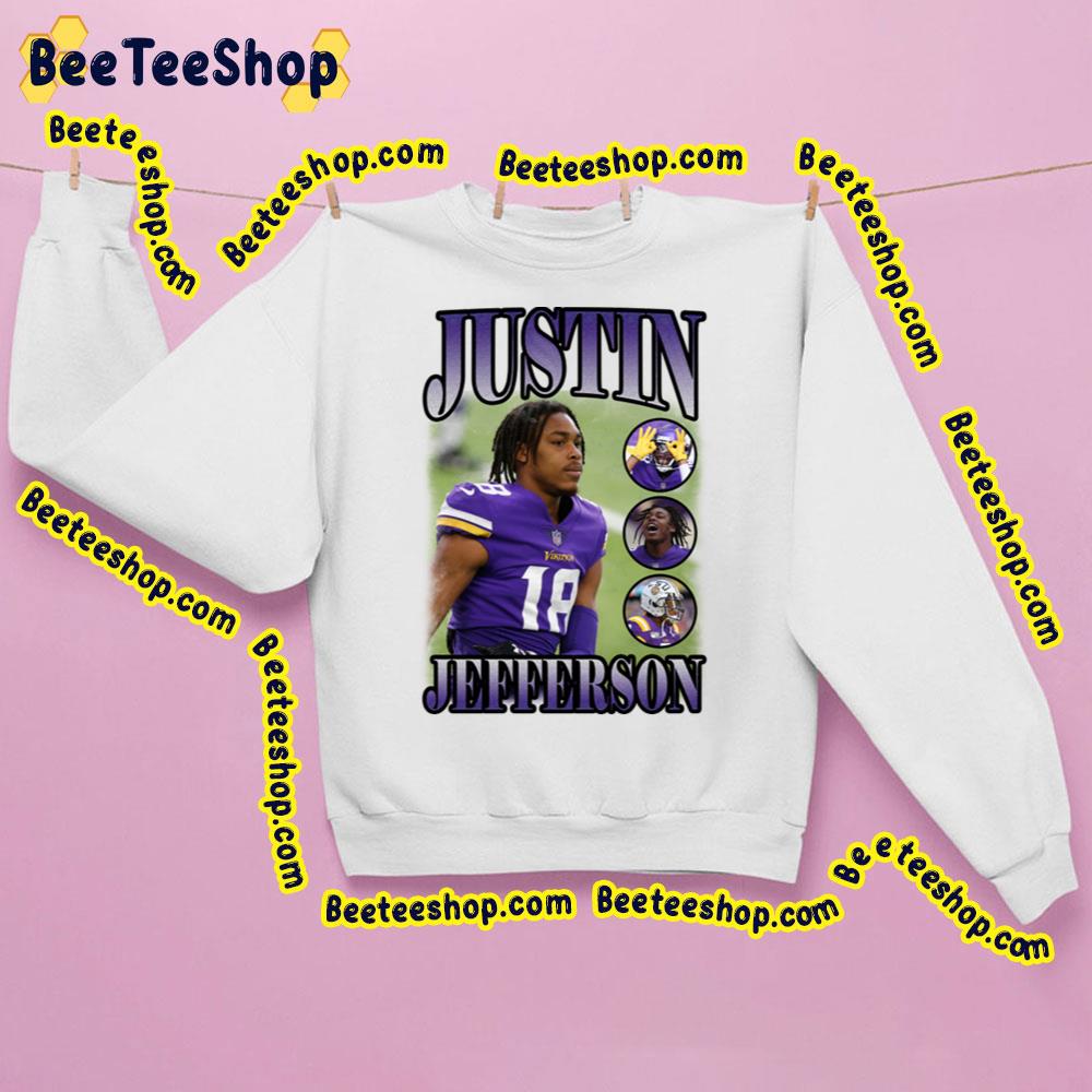 Vintage Bootleg Cool Justin Jefferson Football Trending Unisex Sweatshirt Vintage Bootleg Cool Justin Jefferson Football Trending Unisex Sweatshirt