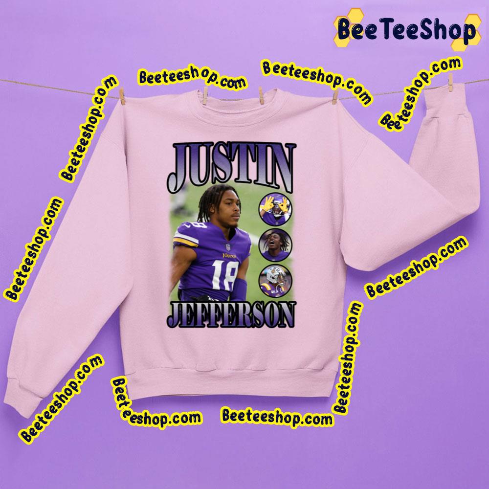 Vintage Bootleg Cool Justin Jefferson Football Trending Unisex Sweatshirt Vintage Bootleg Cool Justin Jefferson Football Trending Unisex Sweatshirt