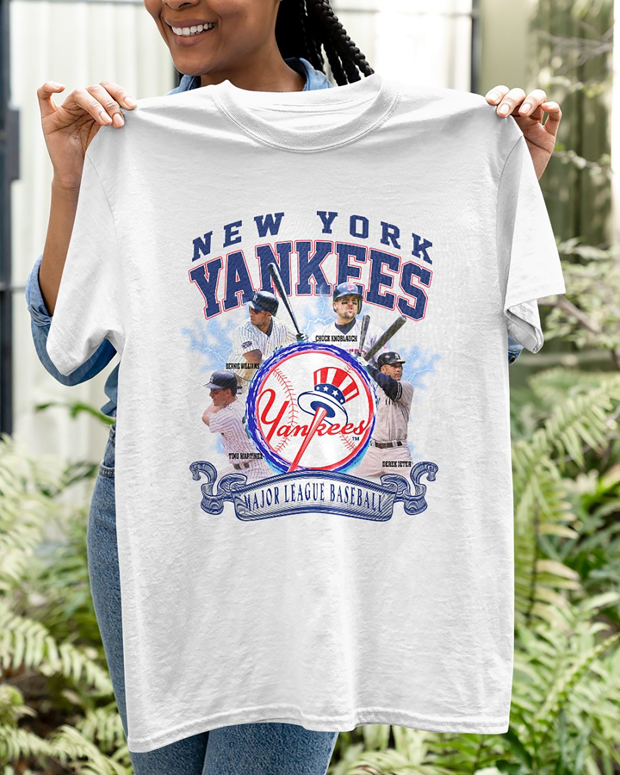 Vintage New York Yankees Jeter Williams Knoblauch Martinez League Baseball Anniversary Trending Unisex Shirt Vintage New York Yankees Jeter Williams Knoblauch Martinez League Baseball Anniversary Trending Unisex Shirt