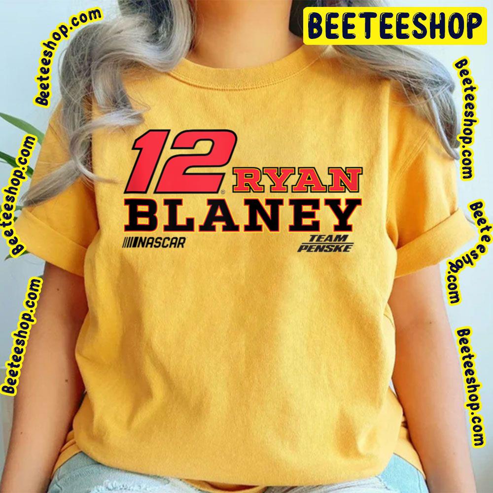 Vintage Retro Art Nascar Ryan Blaney Racing Driver Trending Unisex T-Shirt Vintage Retro Art Nascar Ryan Blaney Racing Driver Trending Unisex T-Shirt