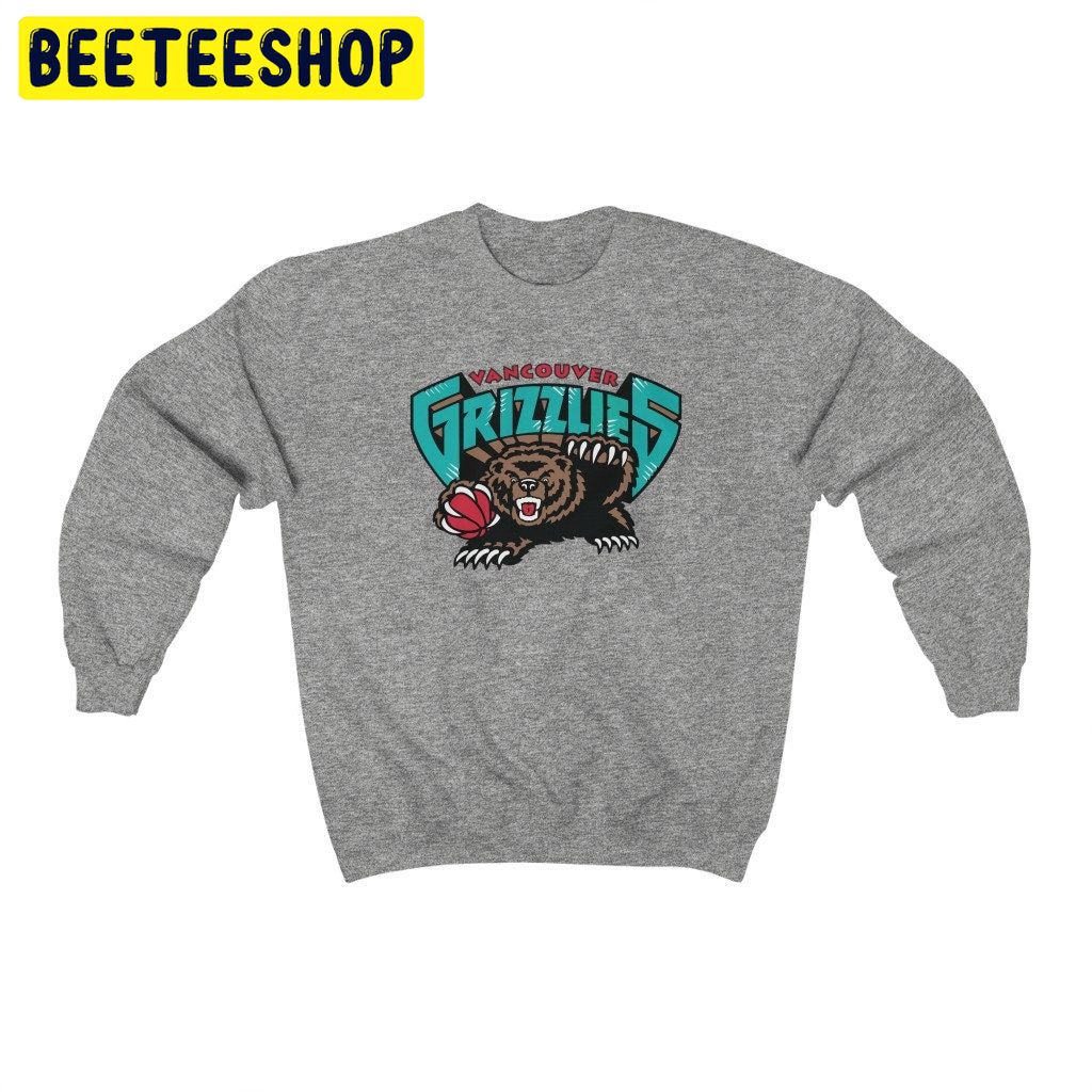 Vintage Vancouver Grizzlies Crewneck Basketball Graphic Logo Trending Unisex Shirt Vintage Vancouver Grizzlies Crewneck Basketball Graphic Logo Trending Unisex Shirt