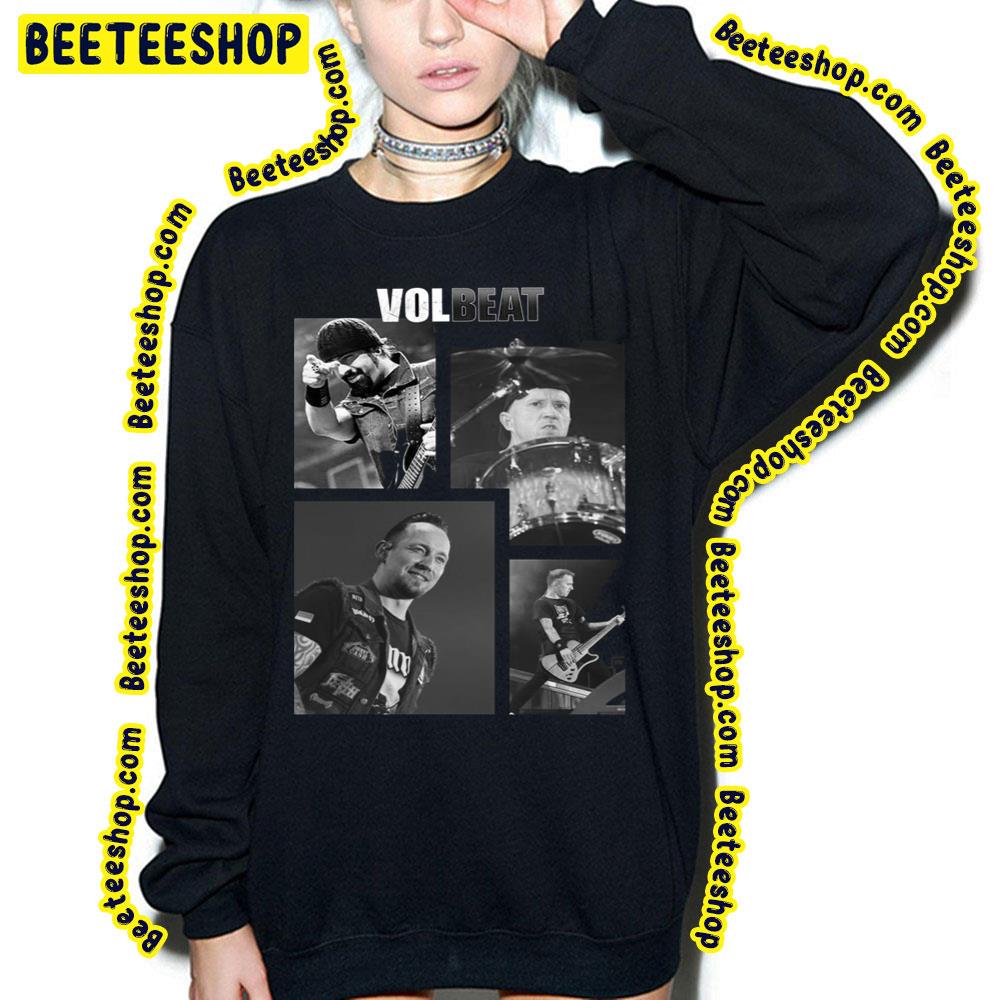 Volbeat Retro Black And White Trending Unisex Sweatshirt Volbeat Retro Black And White Trending Unisex Sweatshirt