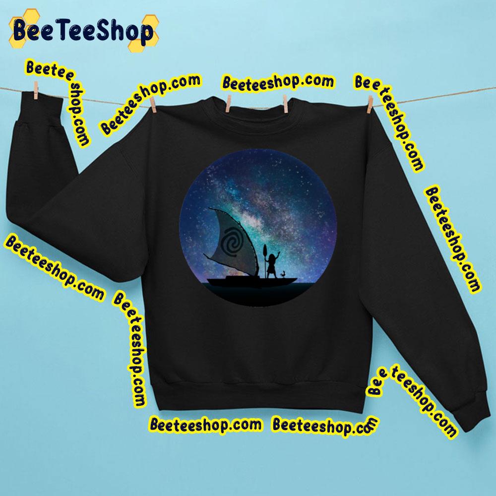 Voyager In Night Beautiful Scene Moana Movie Trending Unisex Sweatshirt Voyager In Night Beautiful Scene Moana Movie Trending Unisex Sweatshirt