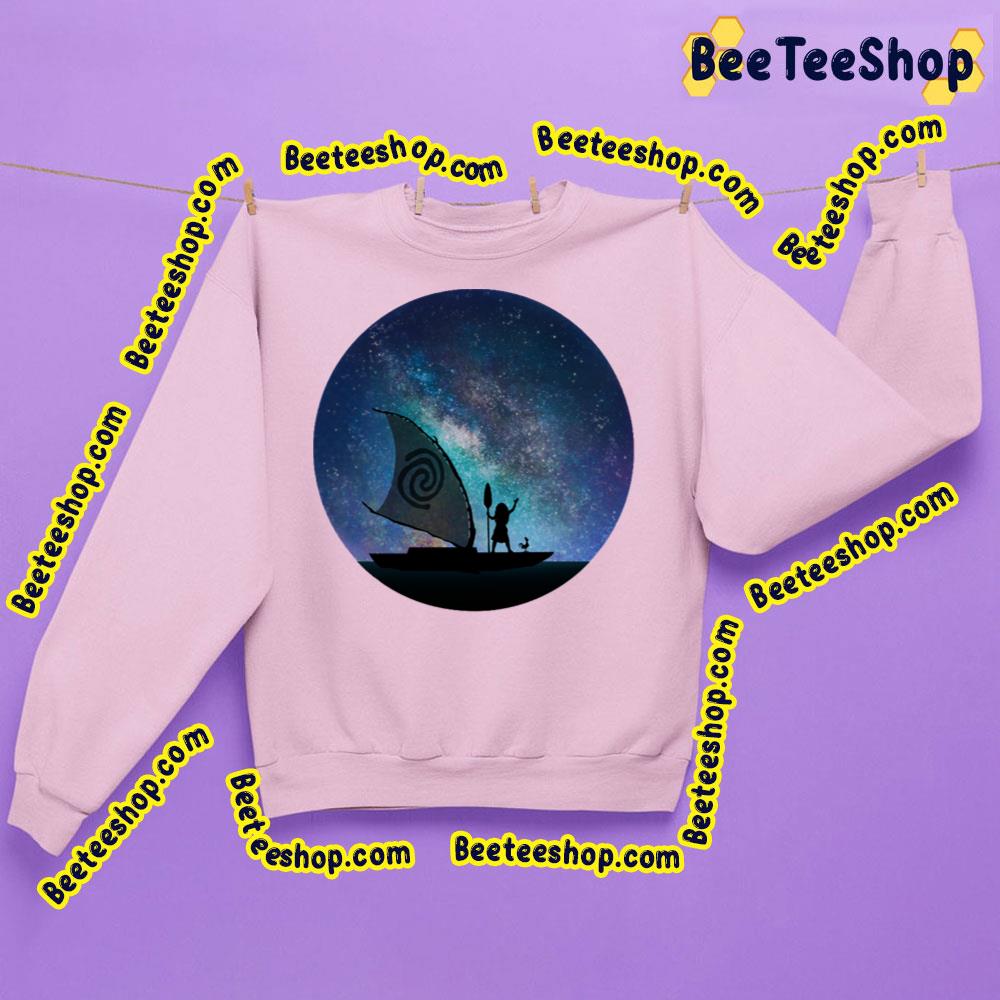 Voyager In Night Beautiful Scene Moana Movie Trending Unisex Sweatshirt Voyager In Night Beautiful Scene Moana Movie Trending Unisex Sweatshirt